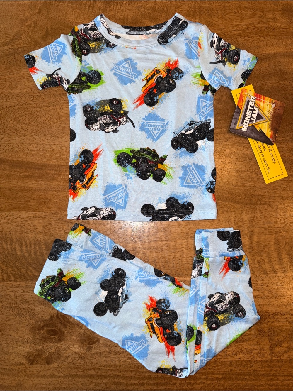 Monster Jam Monster Truck Kids/Toddler Pajama Set